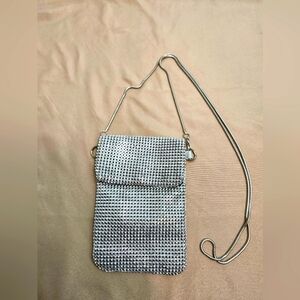 Silver Crossbody Evening Bag